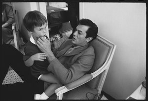 Tony Curtis with Daughter Jamie Lee Curtis
