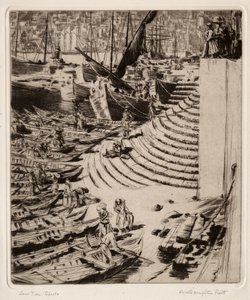 Low Tide, Oporto by Orville Houghton Peets