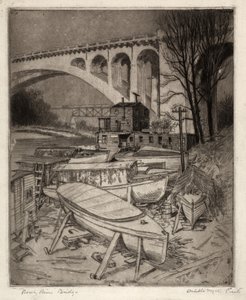 Rocky River Bridge by Orville Houghton Peets