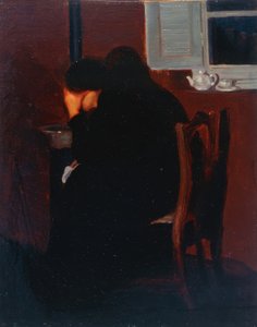 At the Stove by Oscar Ghiglia