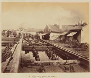 Indigo Factory (Loading the Vats) by Oscar Jean Baptiste Mallitte