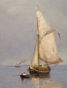 Summer Day off Harbor by Oscar Kleineh