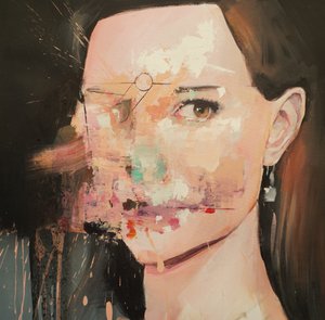 Distorted Natalie Portman by Oscar Nin