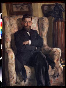 Portrait of the Collector Alexey A. Bakhrushin by Osip Emmanuilovich Braz