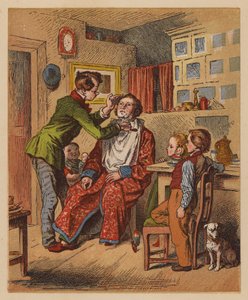 The Barber by Oskar Pletsch