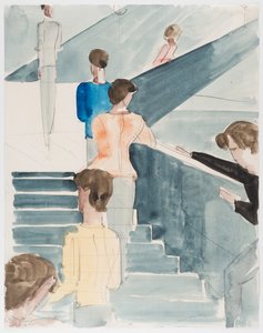 Bauhaus Stairway by Oskar Schlemmer