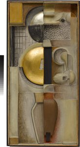 Relief JG in Bronze by Oskar Schlemmer