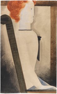 Seated Woman, 1929 by Oskar Schlemmer