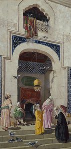 Door of the Grand Mosque of Bursa by Osman Hamdi Bey