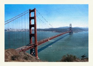 Golden Gate Bay View by Osvaldo Russo