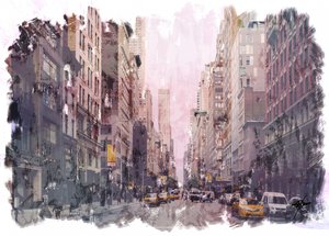 Metropolis Street Life by Osvaldo Russo