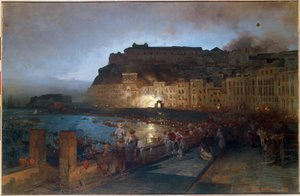 Fireworks in Naples