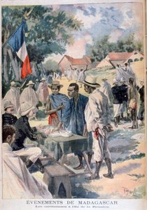 Enlisting Natives on the Island of La Reunion by Oswaldo Tofani