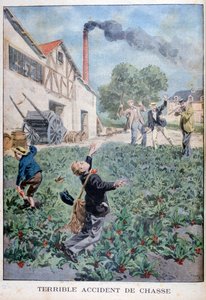 Hunting accident by Oswaldo Tofani