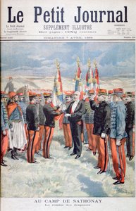 Presentation of the colours, Sathonay-Camp, 1895 by Oswaldo Tofani