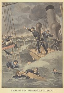 Sinking of a German Training Ship