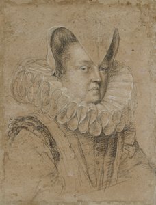 Portrait of Margherita, Duchess of Ferrara, early 17th century by Ottavio Mario Leoni