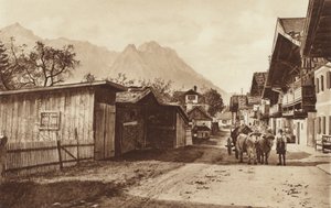 In Spring, Road in Garmisch by Otto Ballerstedt