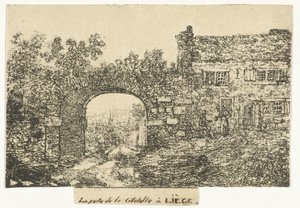 Citadel Gate in Liège by Otto Baron Howen