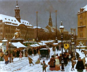 Striezelmarkt on the Neustädter Markt