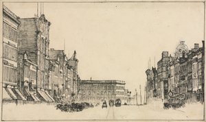 Downtown, Cleveland by Otto H. Bacher