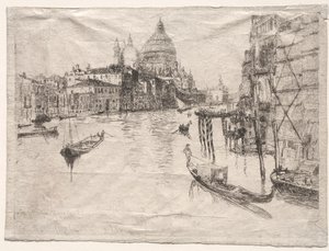 Entrance to the Grand Canal, Venice by Otto H. Bacher