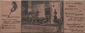 Exhibition Invitation by Otto H. Bacher