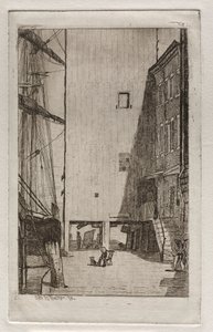 Ship and Elevator by Otto H. Bacher