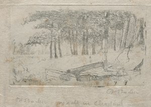 Sketch from Nature, 1879 by Otto H. Bacher