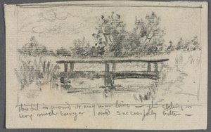 The Bridge, Schleissheim by Otto H. Bacher