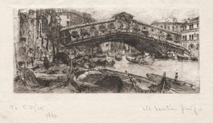 The Rialto, Venice by Otto H. Bacher