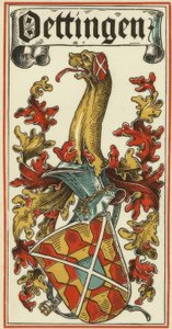 The Ancestral Coats of Arms of the German Princely Houses: Öttingen by Otto Hupp