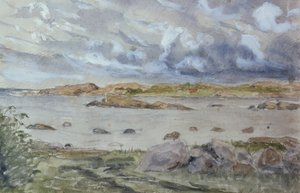 Sea and Landscape Sketch