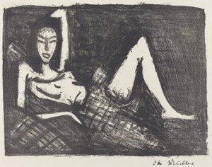 Girl on a Couch by Otto Müller