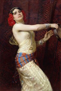 A Damascan Dancer by Otto Pilny