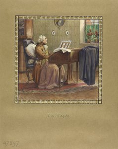 Joseph Haydn at the Grand Piano by Otto Robert Nowak