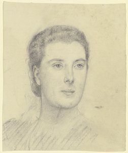 Portrait of a Lady (Margret Freebody?) by Otto Scholderer