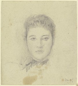 Portrait of Miss Martin by Otto Scholderer