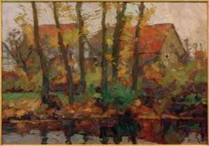 Houses in Gossfelden by Otto Ubbelohde