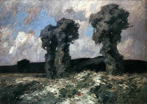 Willow Trees in the Lahn Valley by Otto Ubbelohde