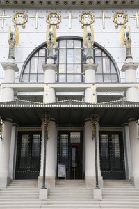 Am Steinhof church (church Leopold) designed by Otto Wagner, Vienna, Austria by Otto Wagner