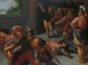 The Beheading of Claudius Paulus and the Capture of Julius Civilis, one of a series of twelve on the Insurrection of the Batavians against the Romans