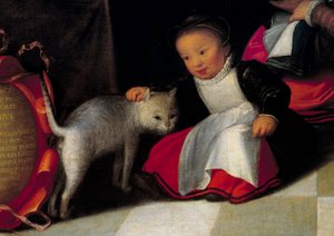 The artist and his family (detail)