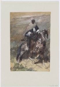 Riding Bedouin by Otto von Faber du Faur