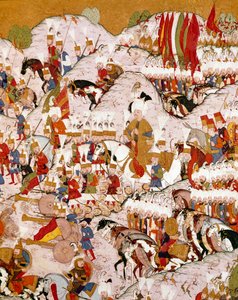 Representation of the Battle of Mohacs (detail)