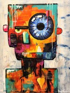 Colorful Abstract Robot by Owe Emfestav