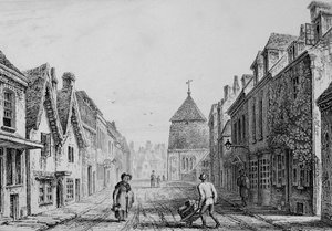 Cheesehill Street Winchester, c.1830 by Owen Brown Carter