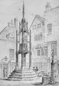 City Cross Winchester, c.1830 by Owen Brown Carter