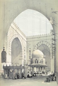 Interior of the Mosque of Sultan Hasan, in Cairo by Owen Jones