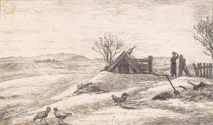 Winter Landscape near Vejby by P.C. Skovgaard